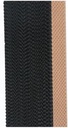 Evaporative Swamp Cooler Replacement Media Pads, Edge-Coated Black for Extended Life, Compatible Replacement Media Pad for Any Brand Swamp Cooler That Need This Size Cooling Pad, 1 Piece (60"x12"x6")