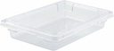 Winco Polyware Food Storage Box, 12 x 18 x 3 1/2 inch - 1 each.