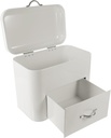 PRETYZOOM Sturdy Bread Box Kitchen Countertop Bread Holder Storage Organizer Snack Container