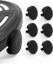 6 PCS Air Fryer Rubber Feet for Ninja Air Fryers, Professional Air Fryer Rubber Feet, Rubber Tabs, Silicone Pieces, Silicone Tabs for Ninja Air Fryer Grill Pan Plate Tray