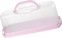 Zerodeko Dust-bread Box Portable Storage Holder for Home Reusable Container for Fresh Bread and Cakes