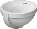 Duravit Architec Undermount Bathroom Sink 0319270000 White