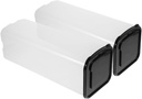 Garneck 2pcs Bread Storage Containers Lids Airtight Bread Box for Kitchen Multi-functional Keeper for Fresh