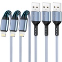 iPhone Charger 3pack 10FT Apple MFi Certified Nylon Braided Lightning Cable Fast Charging Long USB Charging Cable High Speed Transfer Cord for iPhone 14 13/12/11 Pro Max/XS MAX/XR/XS/X/8/7/Plus/6S