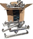 (25 Pack) 6" Raytec "Hangtite" Hidden Gutter Hangers with Clip for All 6 inch Standard K-Style Aluminum Gutters