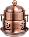 Chinese Hot Pot Shabu Shabu Pot Vintage Shabu Pot Single Hot Pot Pan Stainless Steel Chafing Dishes Cooker Home Kitchen Hotpot