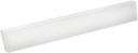 Swan VT00022SS.010 Ellipse 0.75-in L x 22-in W x 3-in H Solid Surface Vanity Side Splash, White