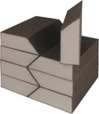 180 Grit Angled Sanding Blocks, Jamiikury Fine Sponge Sand Block Washable and Reusable, Wet & Dry Sandpaper Block for Wood Metal Drywall and Furniture Paint - Pack of 8