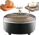 Bread Fermentation Machine, 5L Dough Proofer with Adjustable Temperature & Timing, for Yogurt, Bread, Buns, Automatic Thermostatic Fermentation Tank Proofing Box, Stainless Steel Liner (Green)