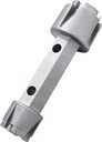 HAUTMEC Tub Drain Remover Wrench Tool Heavy Duty Aluminum Shower Bathtub Drain Removal Tool PL0030